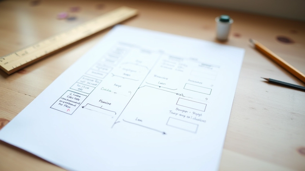 Fáze stavebního spoření znázorněné na papíře s jednotlivými kroky a časovými osami